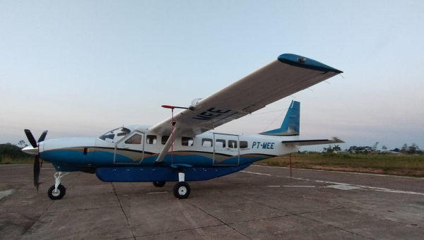 Caravan C208: avião que caiu na cabeceira do aeroporto de RB seguia para município no Amazonas